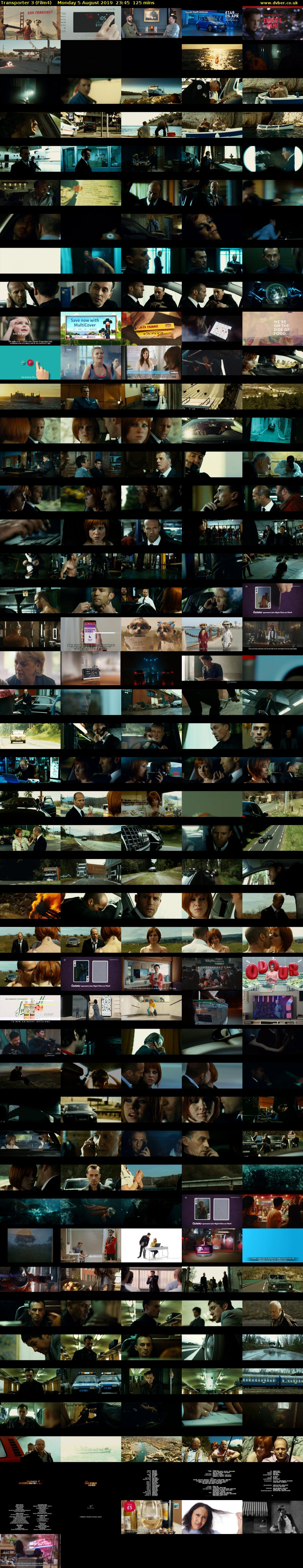 Transporter 3 (Film4) Monday 5 August 2019 23:45 - 01:50