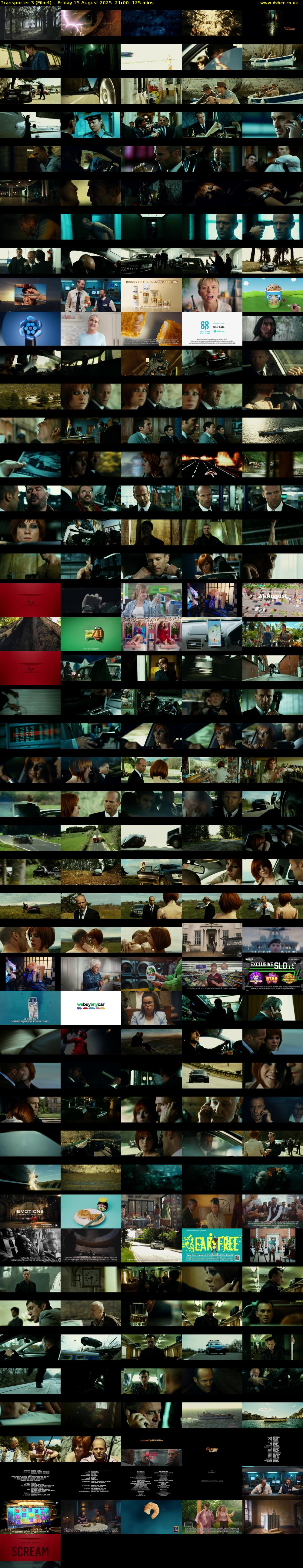 Transporter 3 (Film4) Friday 15 August 2025 21:00 - 23:05