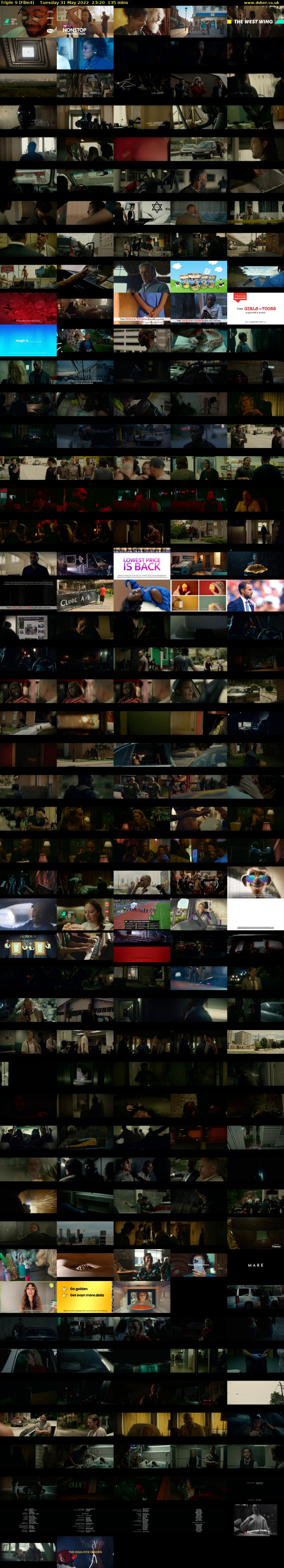 Triple 9 (Film4) Tuesday 31 May 2022 23:20 - 01:35