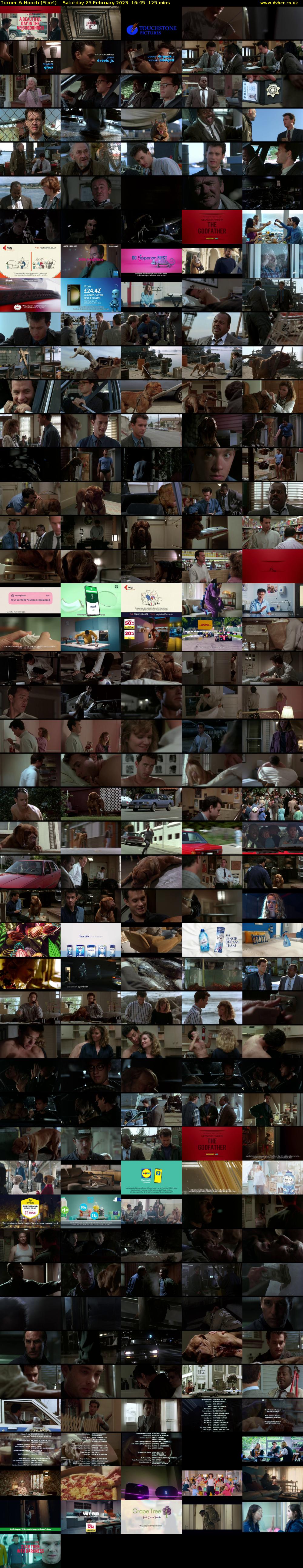 Turner & Hooch (Film4) Saturday 25 February 2023 16:45 - 18:50