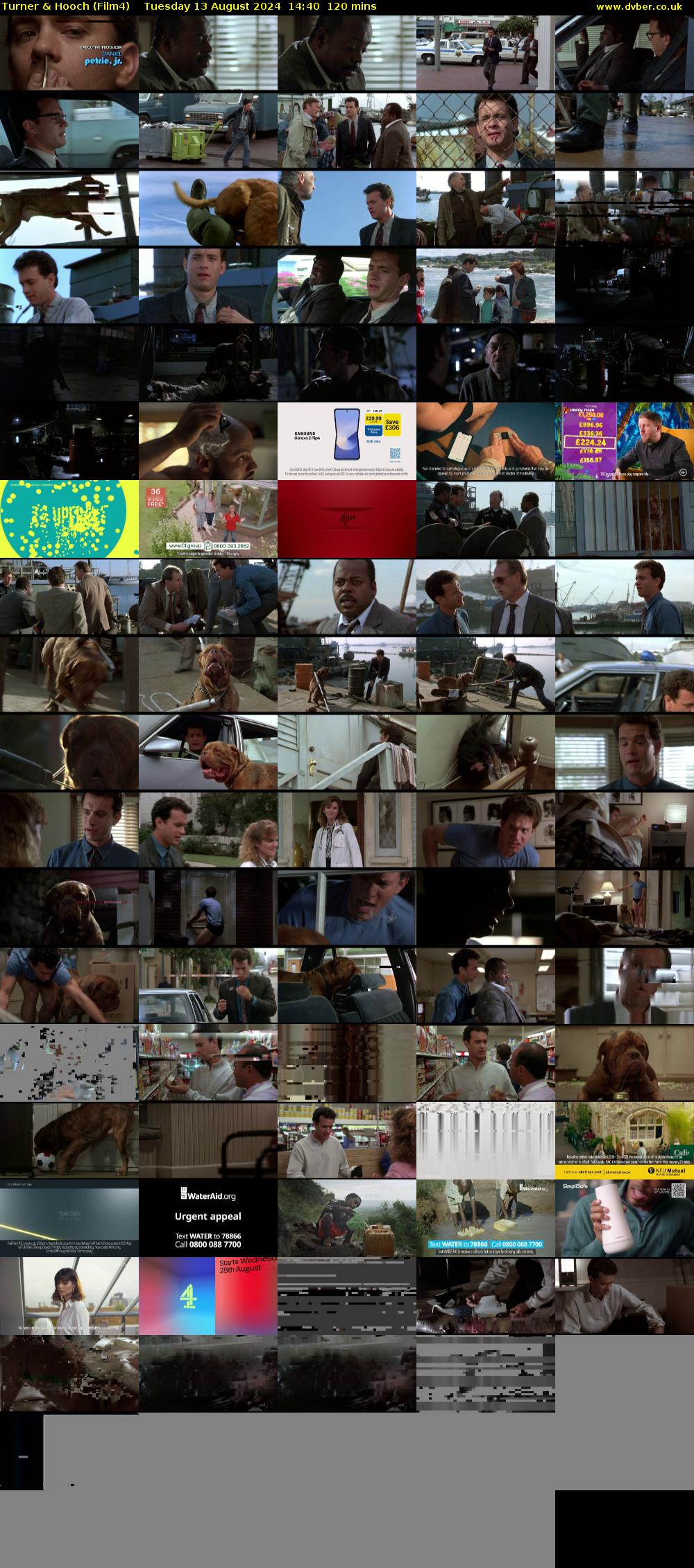 Turner & Hooch (Film4) Tuesday 13 August 2024 14:40 - 16:40