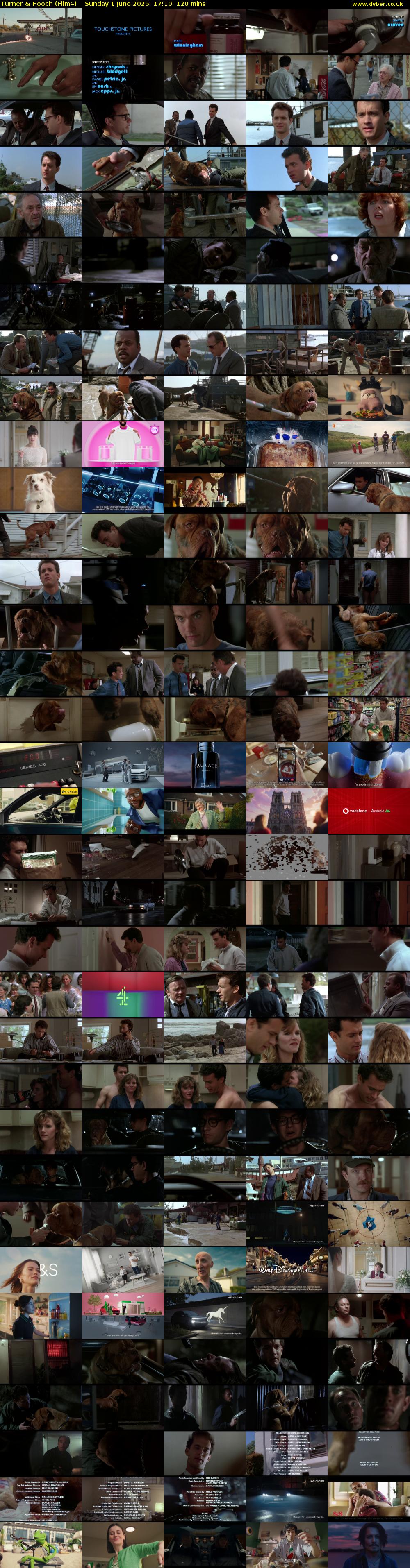 Turner & Hooch (Film4) Sunday 1 June 2025 17:10 - 19:10