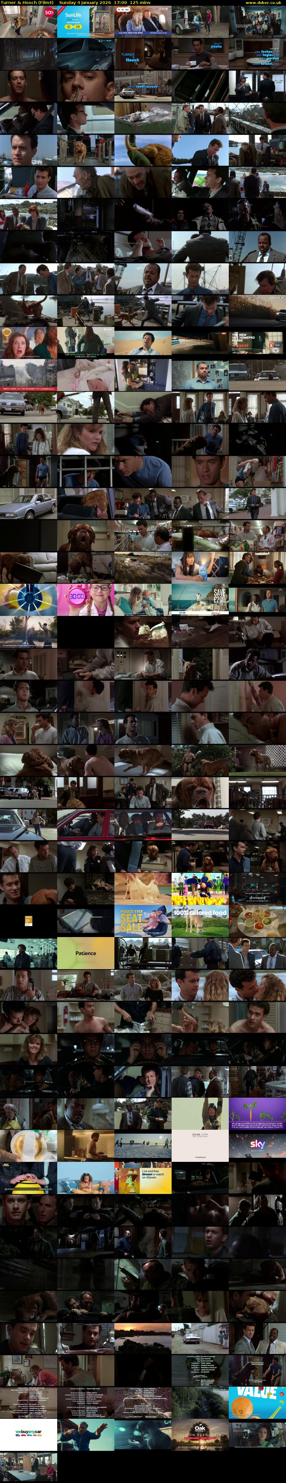 Turner & Hooch (Film4) Sunday 4 January 2026 17:00 - 19:05