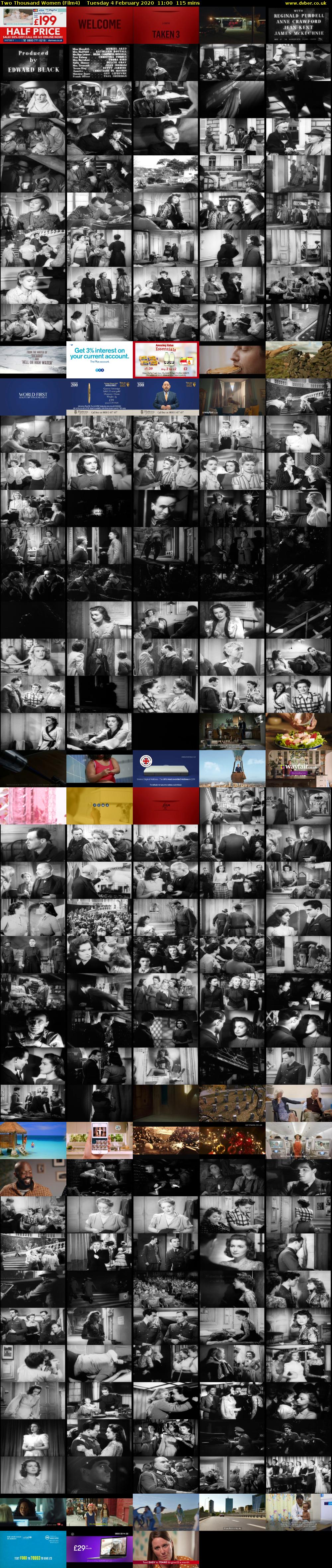 Two Thousand Women (Film4) Tuesday 4 February 2020 11:00 - 12:55