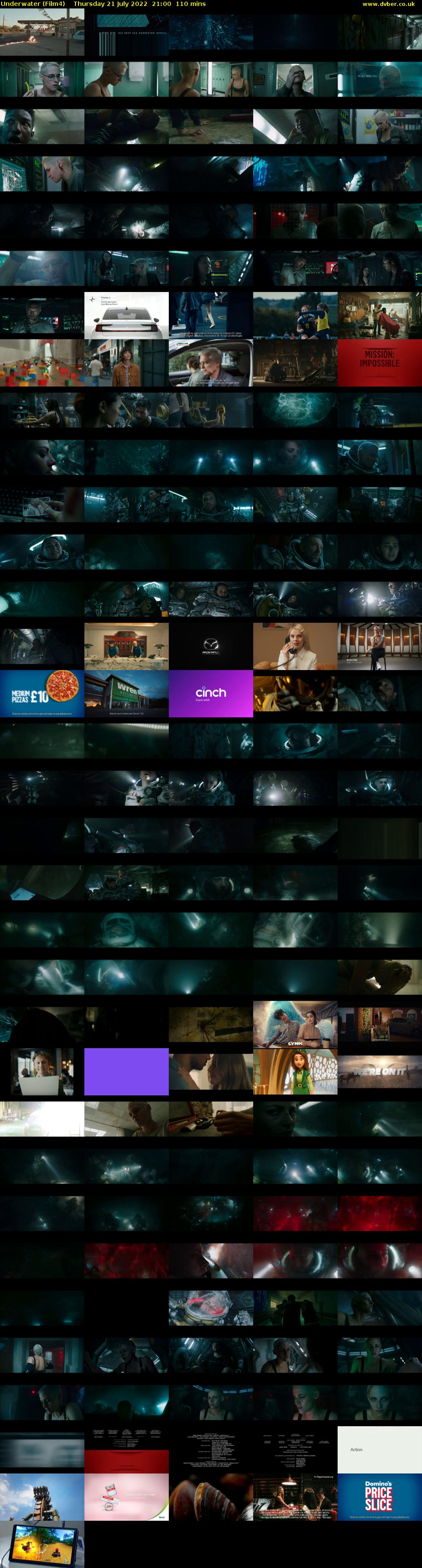 Underwater (Film4) Thursday 21 July 2022 21:00 - 22:50