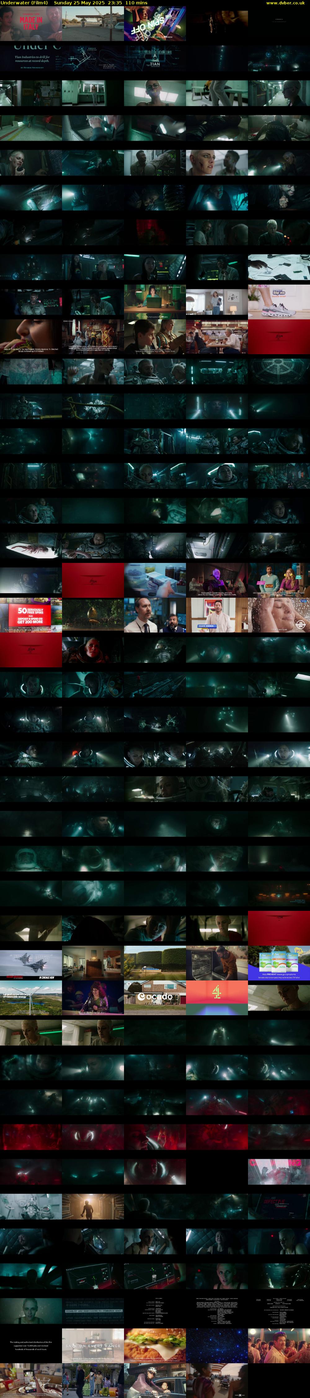 Underwater (Film4) Sunday 25 May 2025 23:35 - 01:25