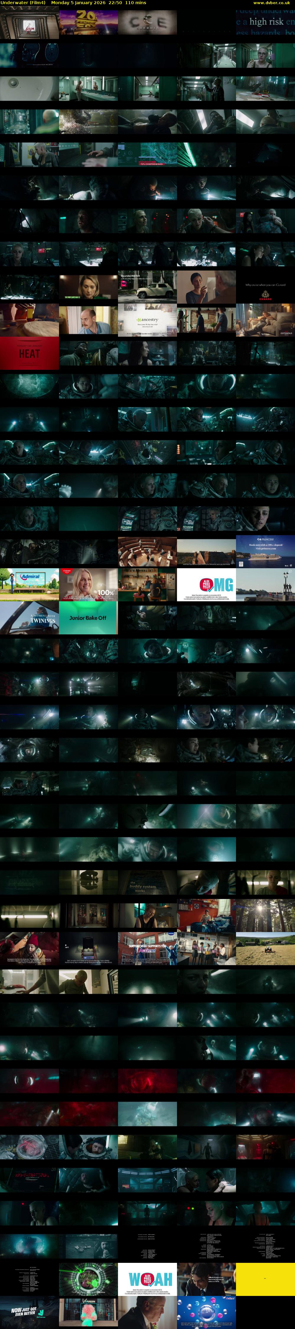 Underwater (Film4) Monday 5 January 2026 22:50 - 00:40