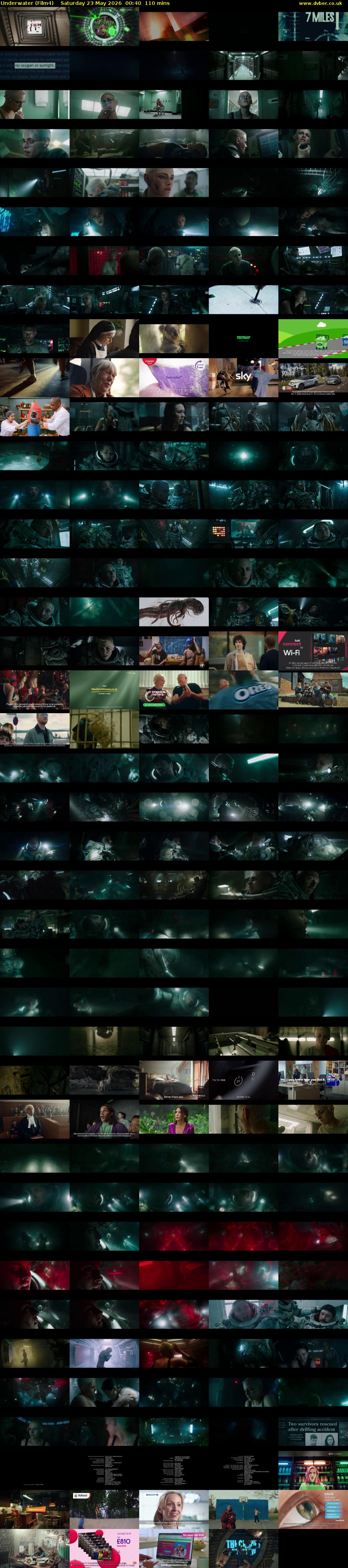 Underwater (Film4) Saturday 23 May 2026 00:40 - 02:30