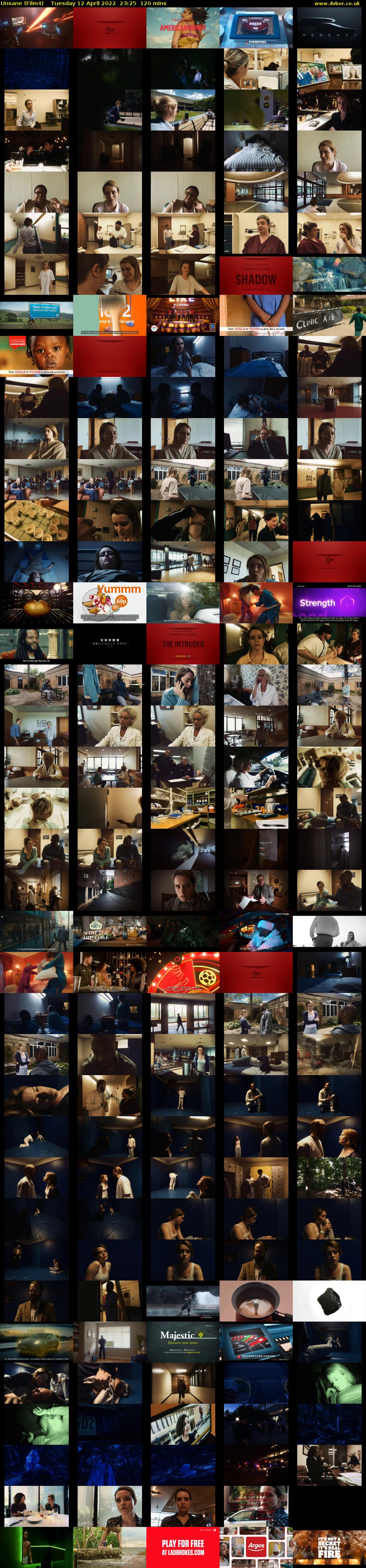 Unsane (Film4) Tuesday 12 April 2022 23:25 - 01:25