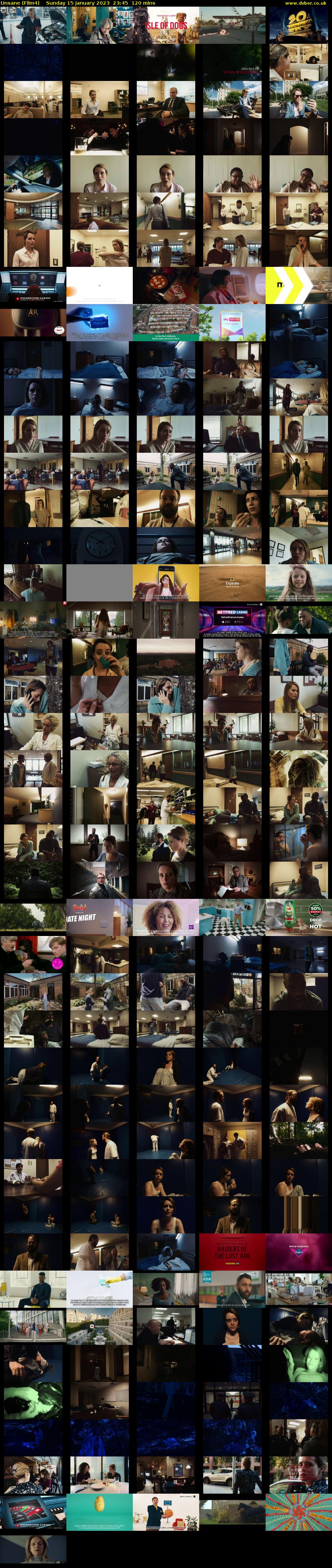 Unsane (Film4) Sunday 15 January 2023 23:45 - 01:45