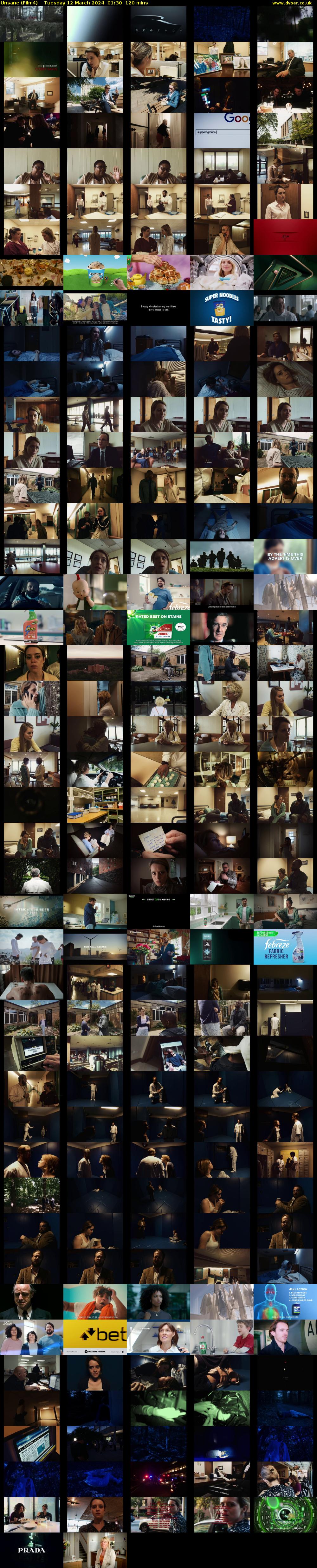 Unsane (Film4) Tuesday 12 March 2024 01:30 - 03:30