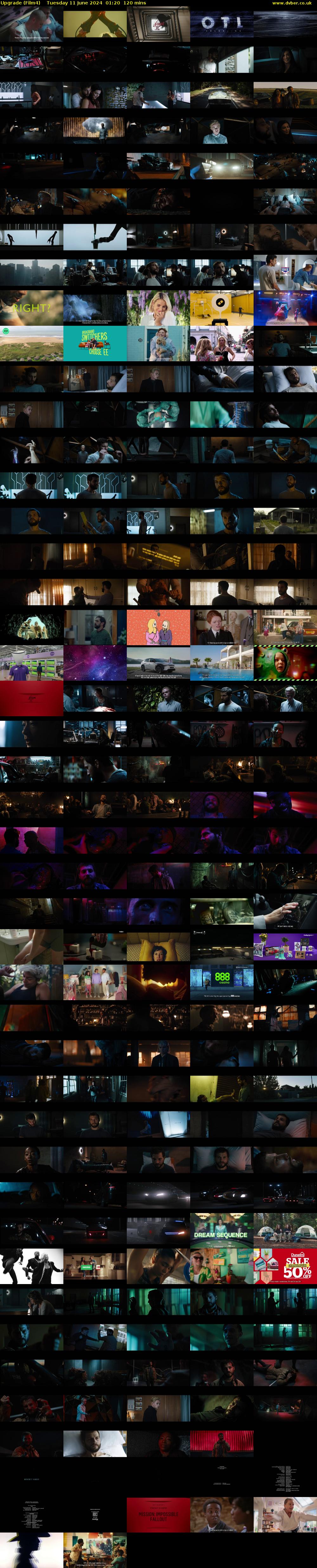 Upgrade (Film4) Tuesday 11 June 2024 01:20 - 03:20