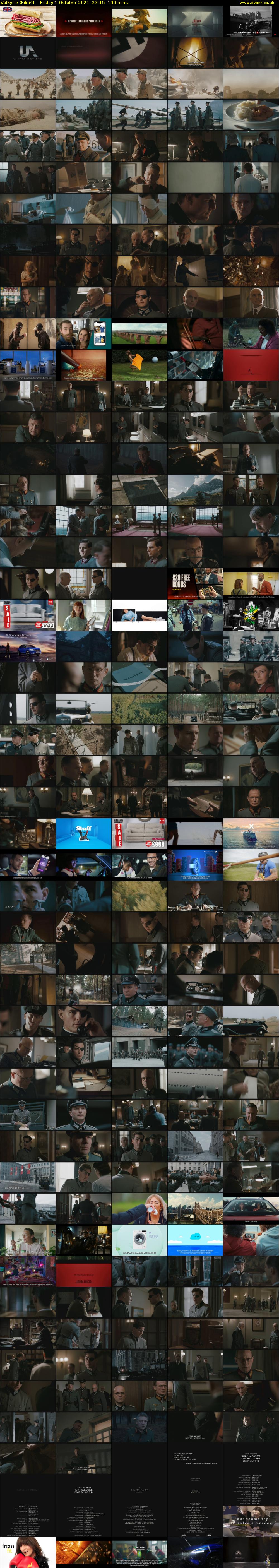 Valkyrie (Film4) Friday 1 October 2021 23:15 - 01:35