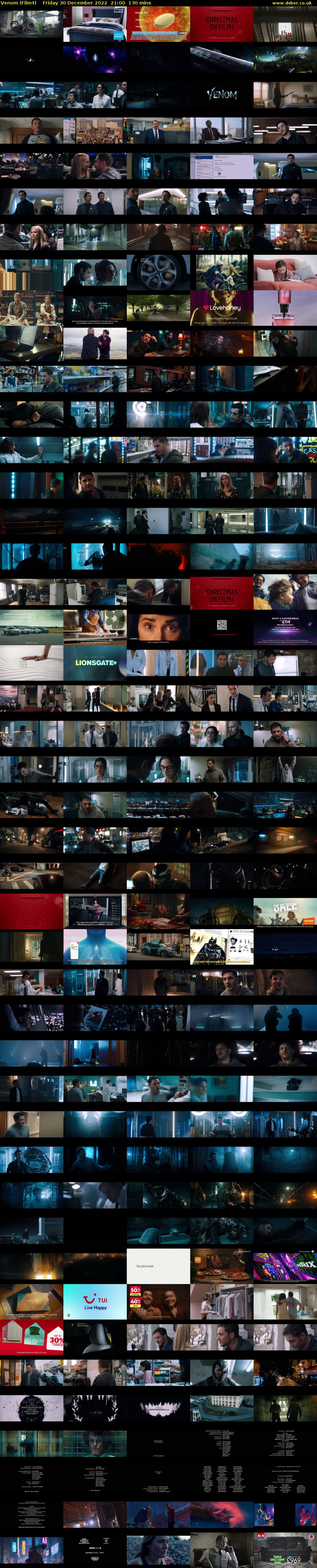 Venom (Film4) Friday 30 December 2022 21:00 - 23:10