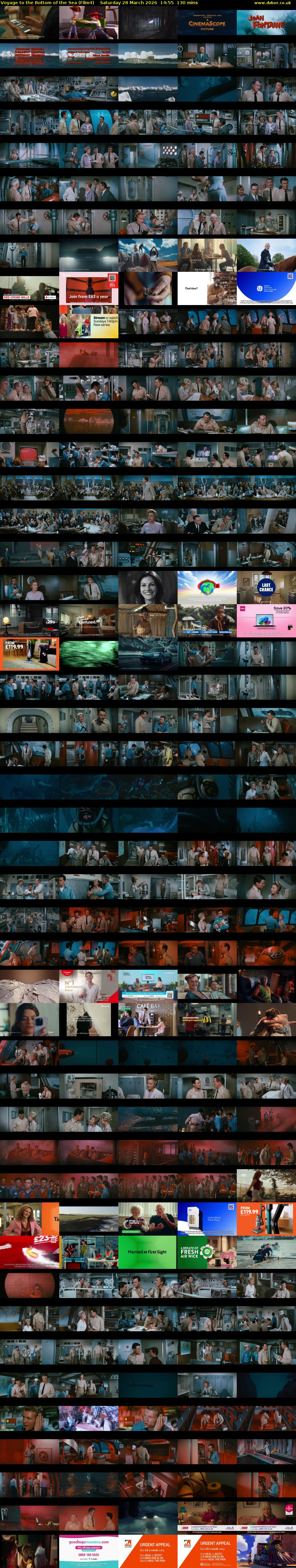 Voyage to the Bottom of the Sea (Film4) Saturday 28 March 2026 14:55 - 17:05