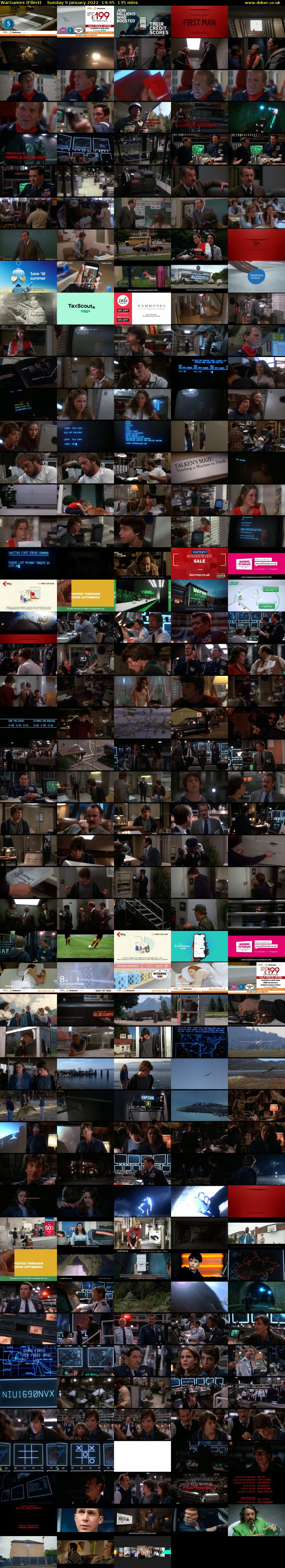 WarGames (Film4) Sunday 9 January 2022 14:45 - 17:00