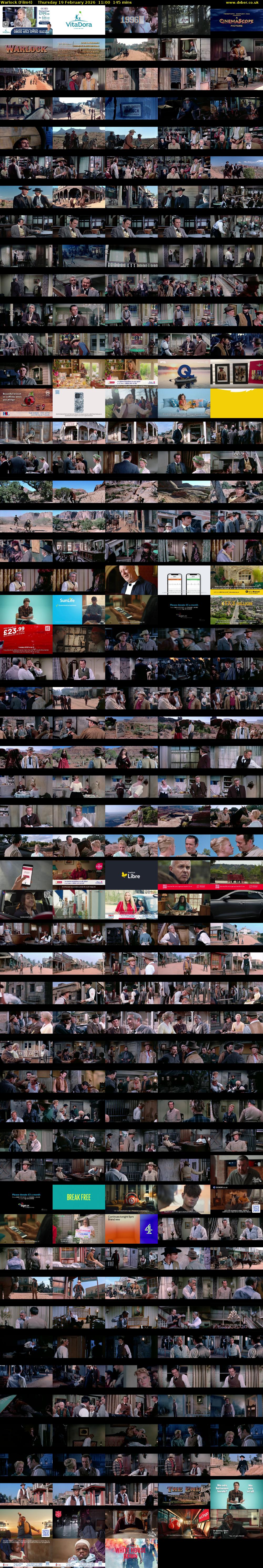 Warlock (Film4) Thursday 19 February 2026 11:00 - 13:25