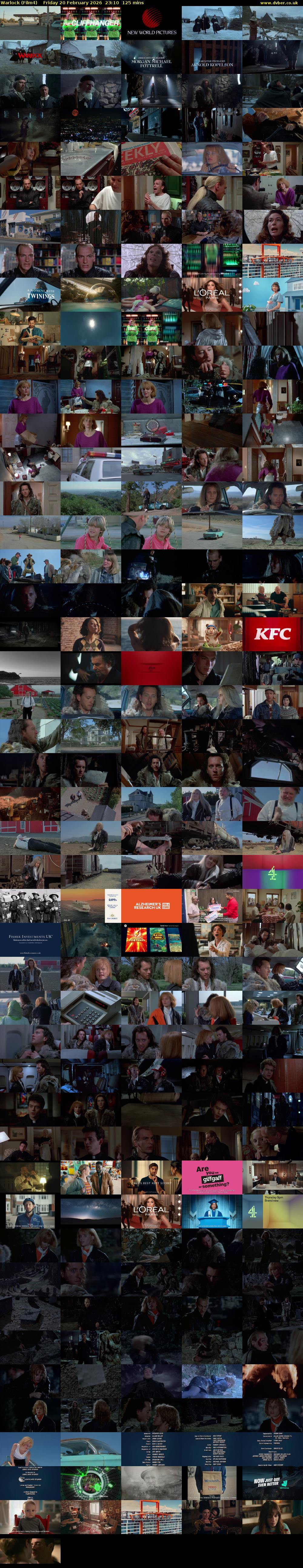 Warlock (Film4) Friday 20 February 2026 23:10 - 01:15