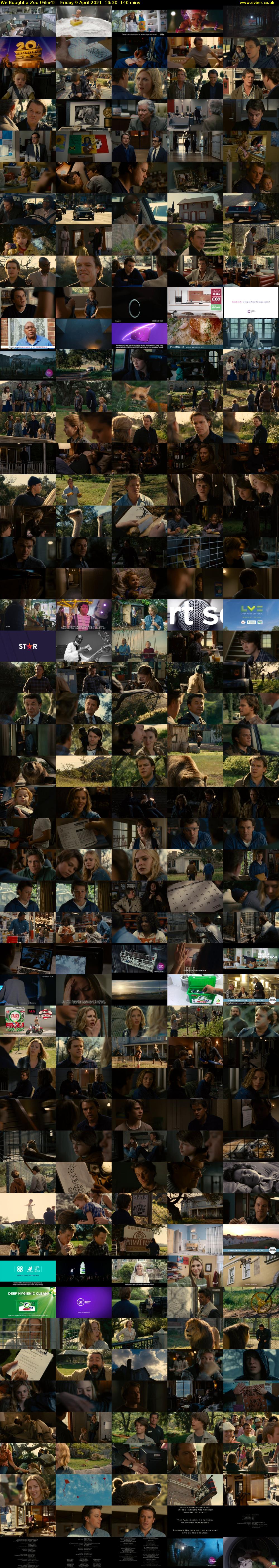 We Bought a Zoo (Film4) Friday 9 April 2021 16:30 - 18:50