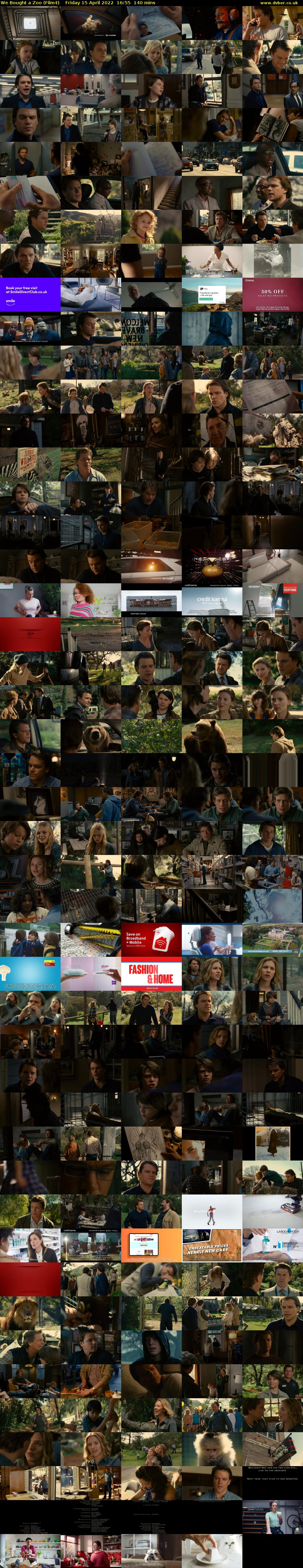 We Bought a Zoo (Film4) Friday 15 April 2022 16:55 - 19:15