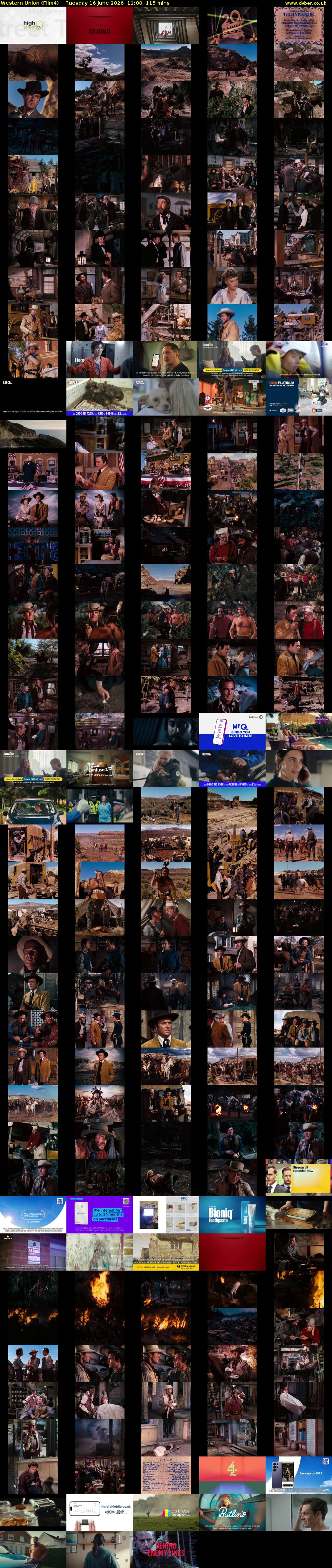 Western Union (Film4) Tuesday 16 June 2026 11:00 - 12:55