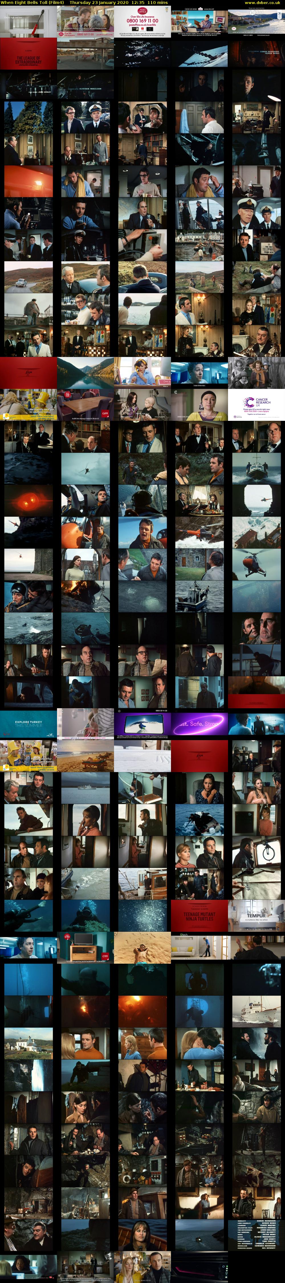 When Eight Bells Toll (Film4) Thursday 23 January 2020 12:35 - 14:25