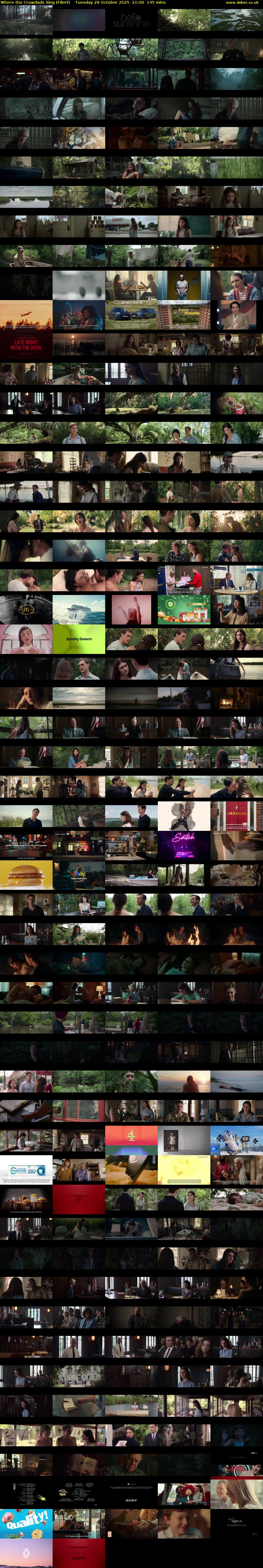 Where the Crawdads Sing (Film4) Tuesday 28 October 2025 21:00 - 23:25