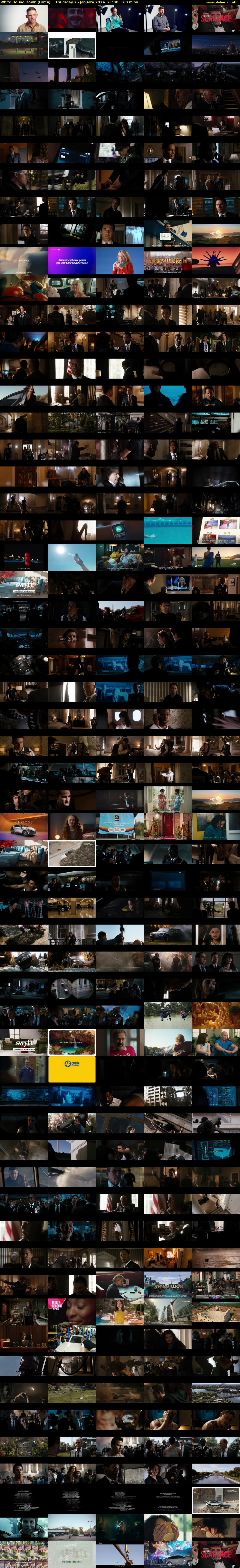White House Down (Film4) Thursday 25 January 2024 21:00 - 23:40
