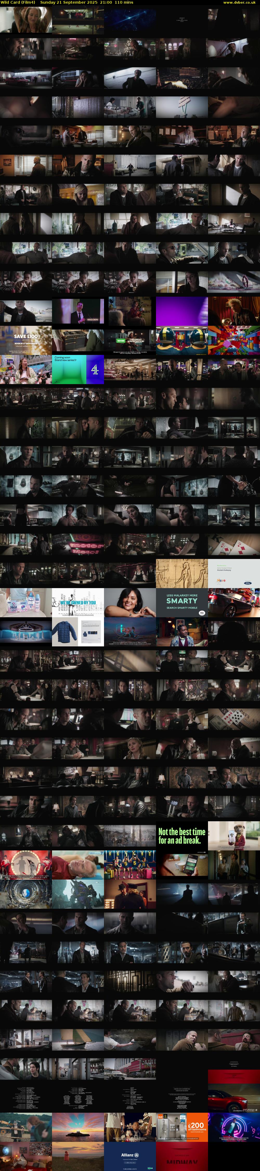 Wild Card (Film4) Sunday 21 September 2025 21:00 - 22:50