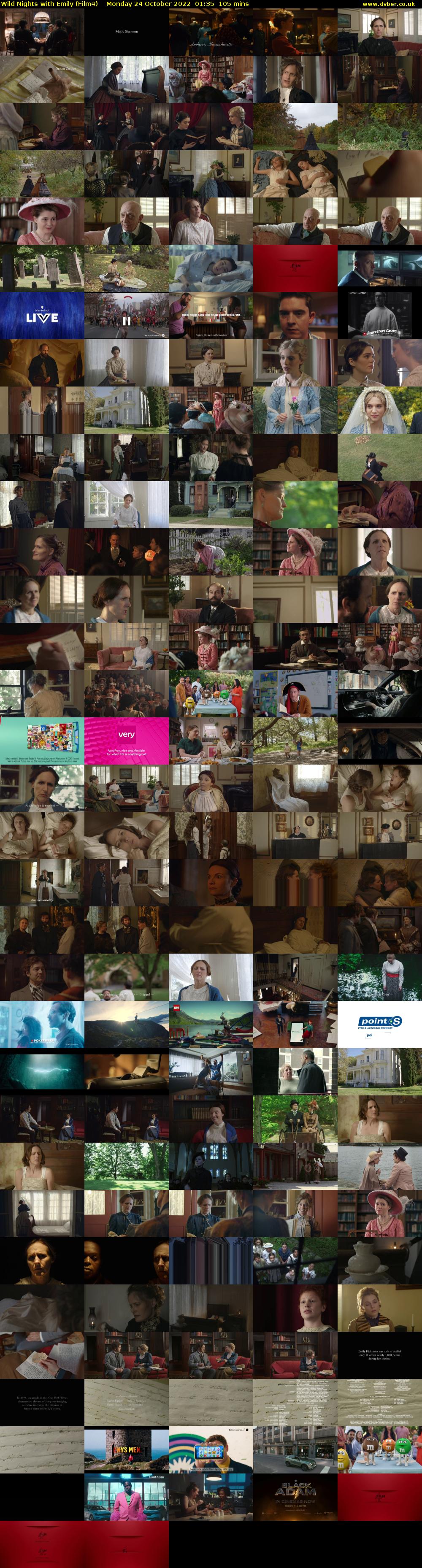 Wild Nights with Emily (Film4) Monday 24 October 2022 01:35 - 03:20