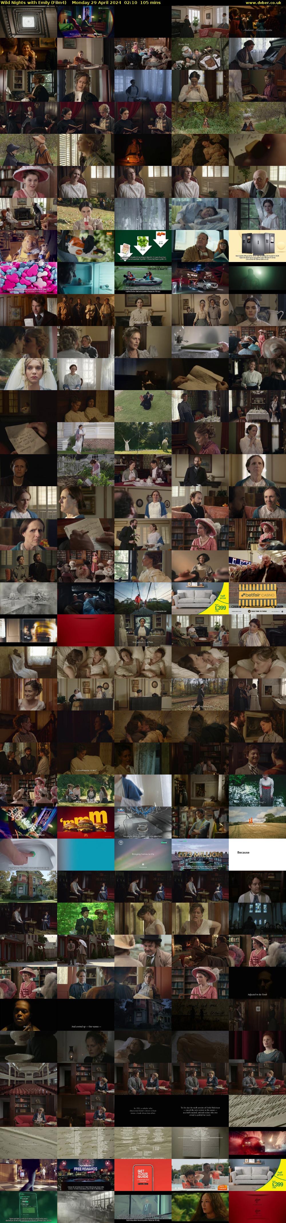 Wild Nights with Emily (Film4) Monday 29 April 2024 02:10 - 03:55