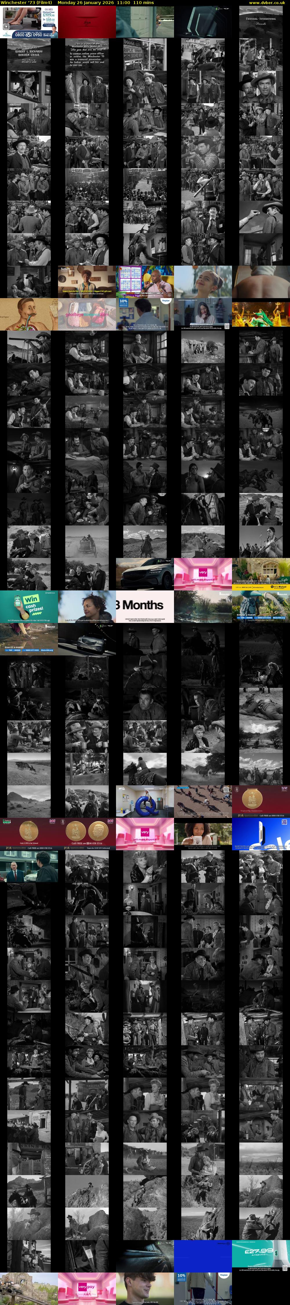 Winchester '73 (Film4) Monday 26 January 2026 11:00 - 12:50