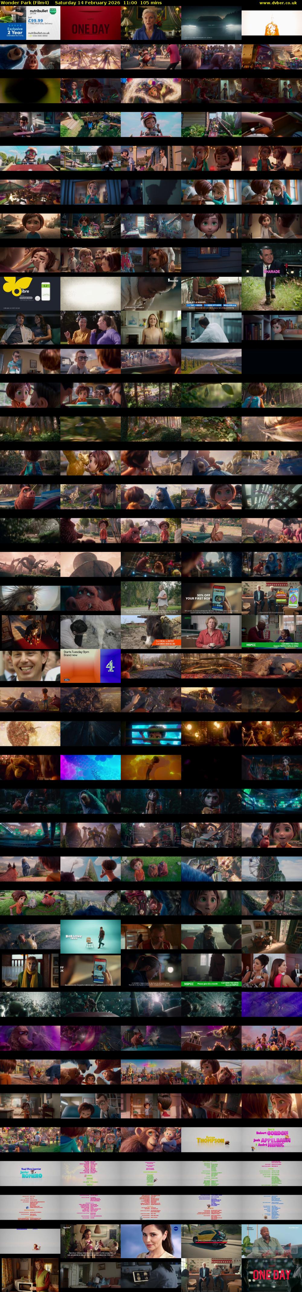 Wonder Park (Film4) Saturday 14 February 2026 11:00 - 12:45