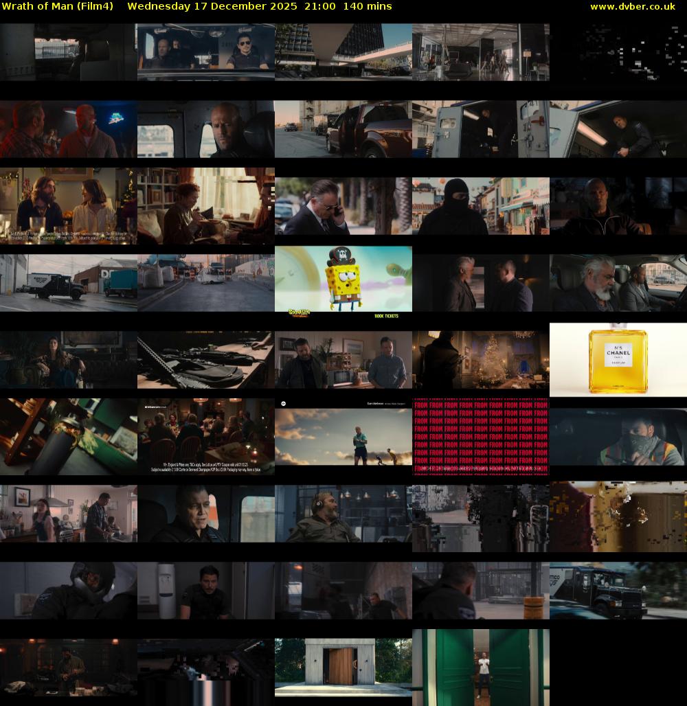 Wrath of Man (Film4) Wednesday 17 December 2025 21:00 - 23:20