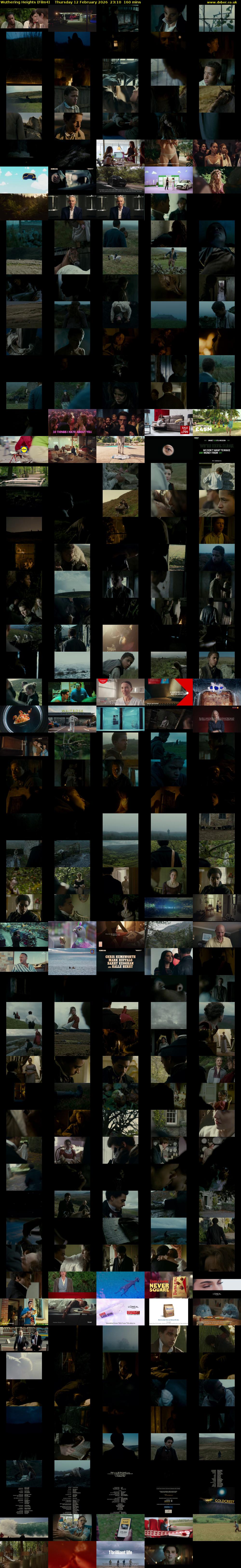 Wuthering Heights (Film4) Thursday 12 February 2026 23:10 - 01:50