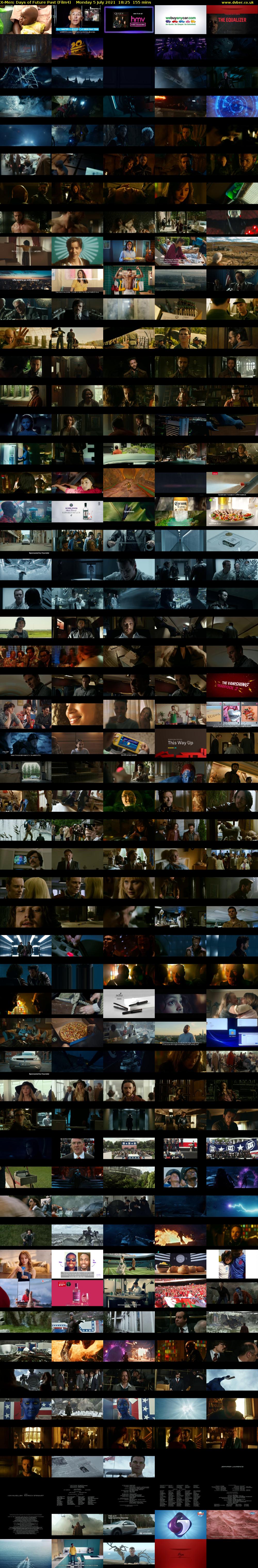 X-Men: Days of Future Past (Film4) Monday 5 July 2021 18:25 - 21:00