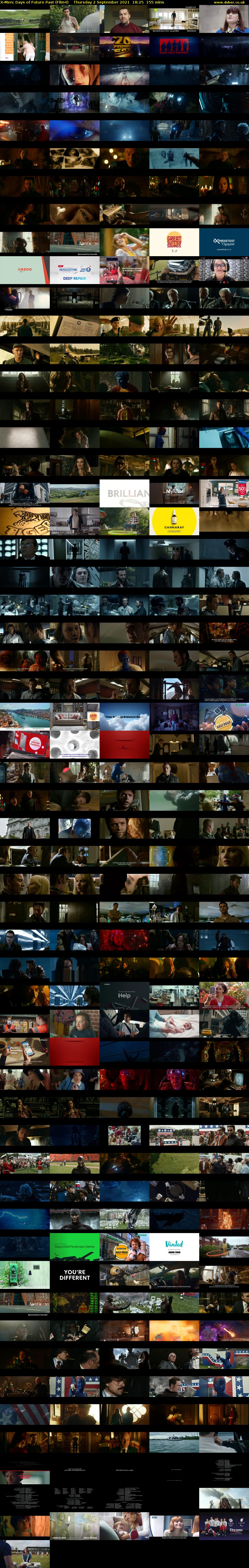 X-Men: Days of Future Past (Film4) Thursday 2 September 2021 18:25 - 21:00