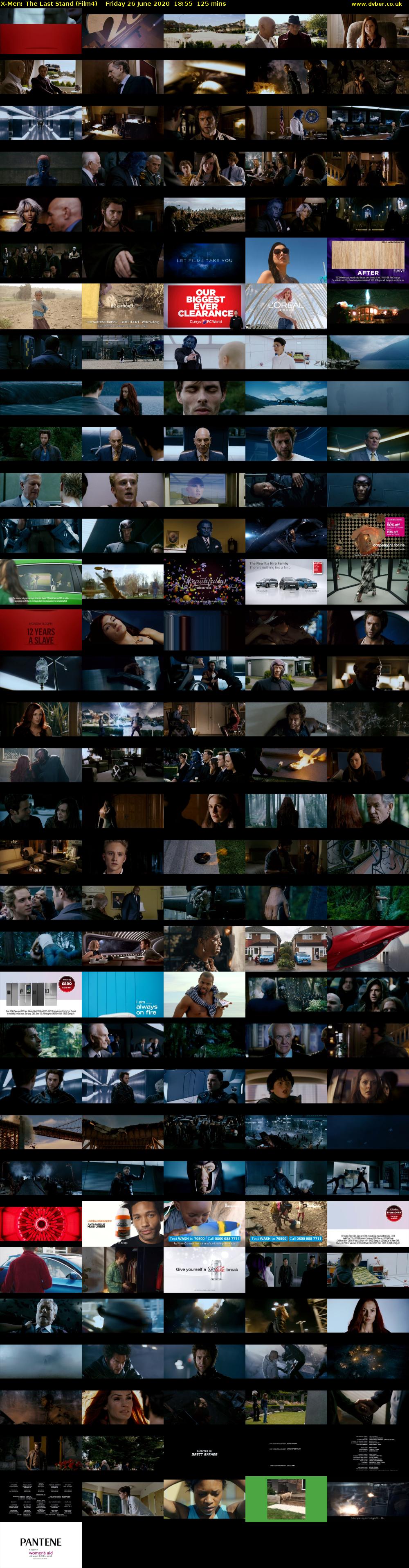 X-Men: The Last Stand (Film4) Friday 26 June 2020 18:55 - 21:00