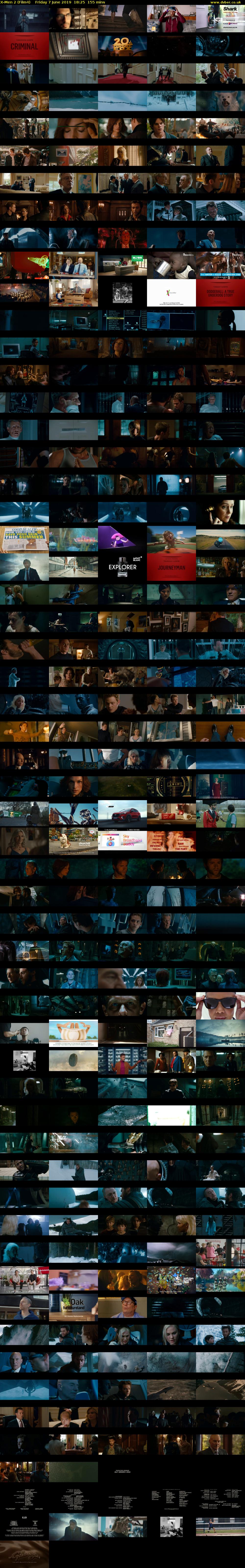 X-Men 2 (Film4) Friday 7 June 2019 18:25 - 21:00