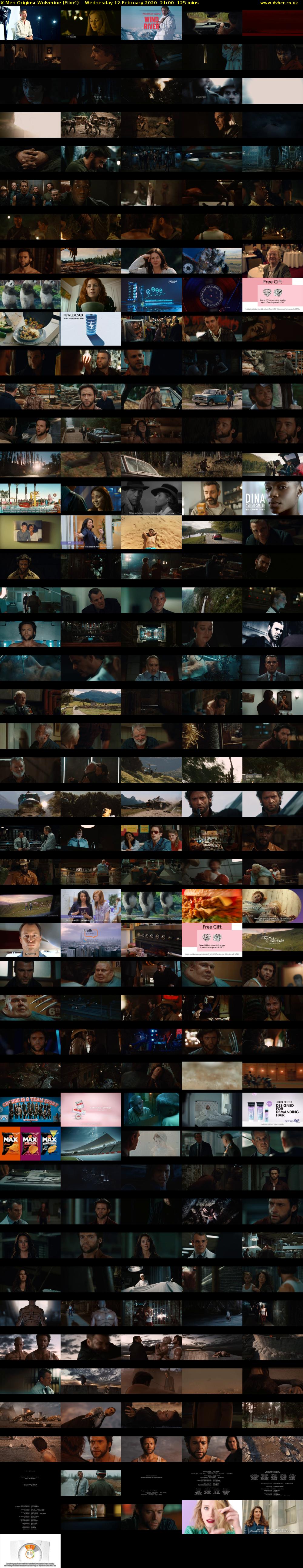 X-Men Origins: Wolverine (Film4) Wednesday 12 February 2020 21:00 - 23:05