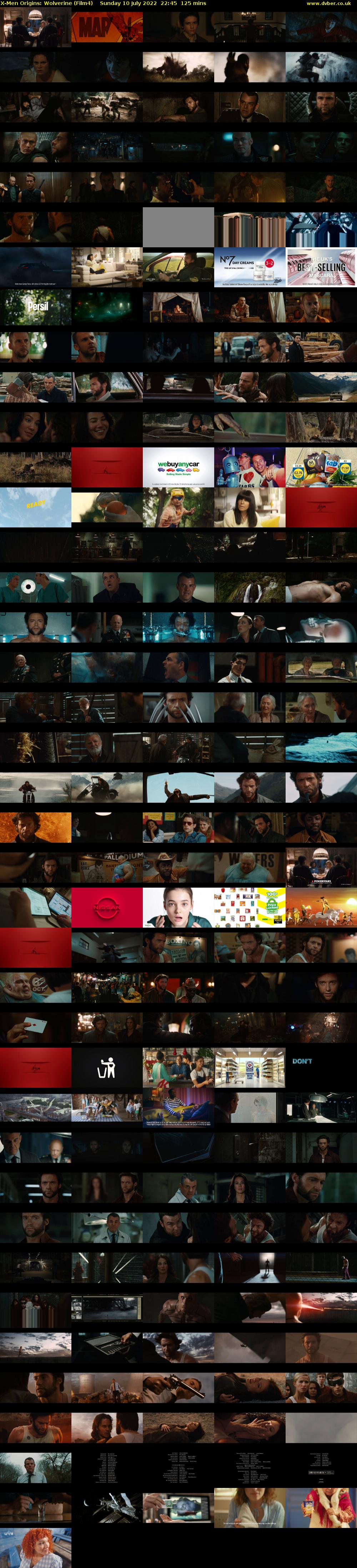 X-Men Origins: Wolverine (Film4) Sunday 10 July 2022 22:45 - 00:50