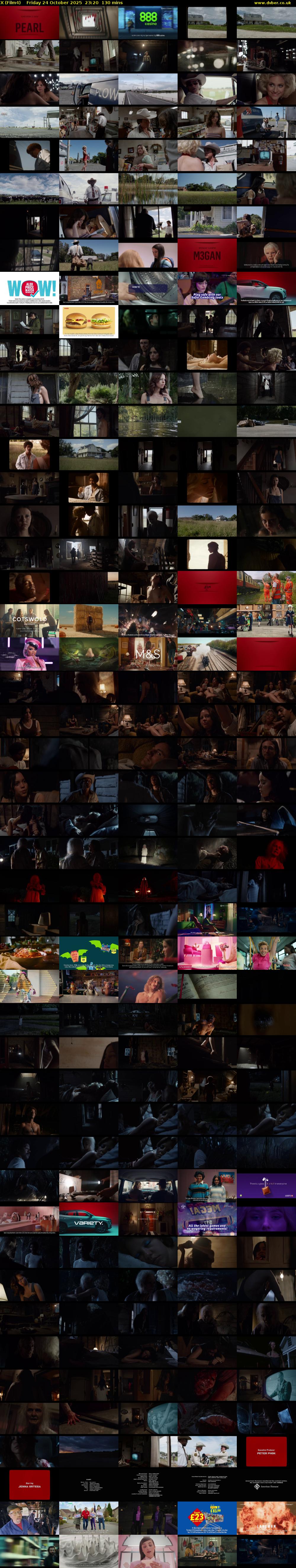 X (Film4) Friday 24 October 2025 23:20 - 01:30