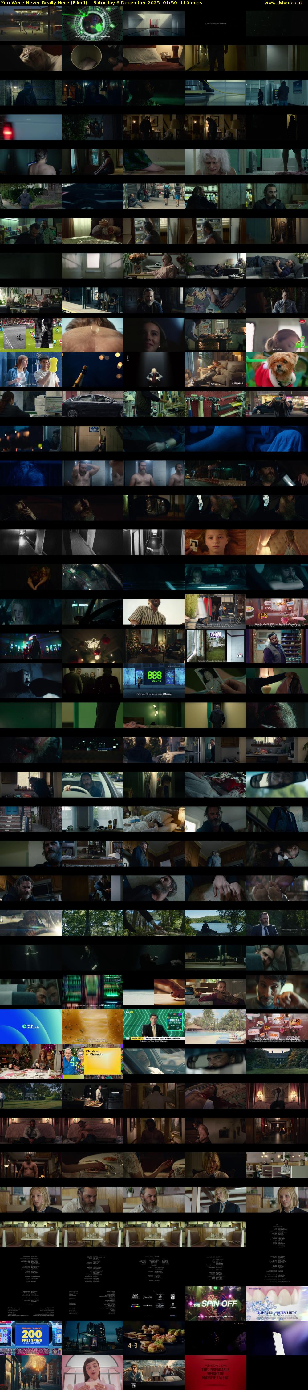 You Were Never Really Here (Film4) Saturday 6 December 2025 01:50 - 03:40