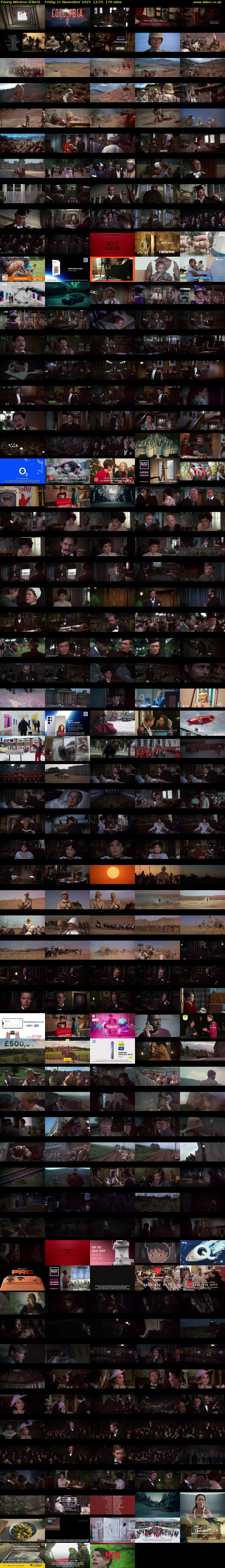 Young Winston (Film4) Friday 21 November 2025 12:55 - 15:45