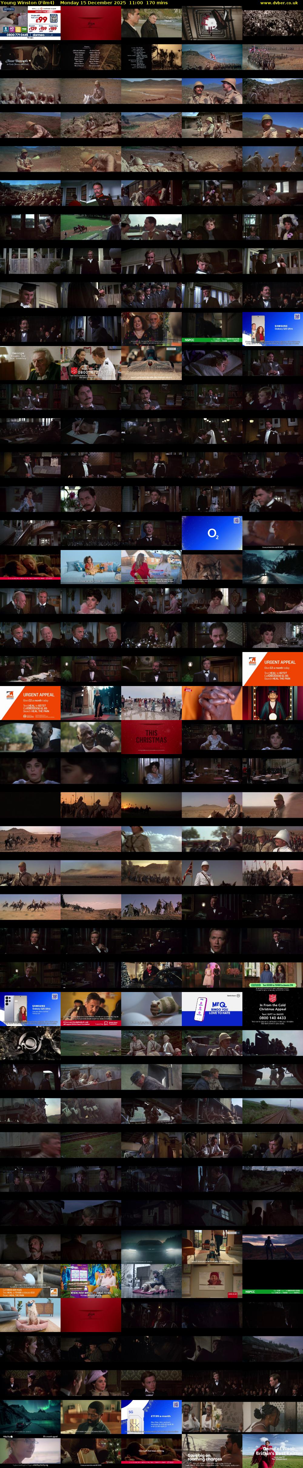 Young Winston (Film4) Monday 15 December 2025 11:00 - 13:50