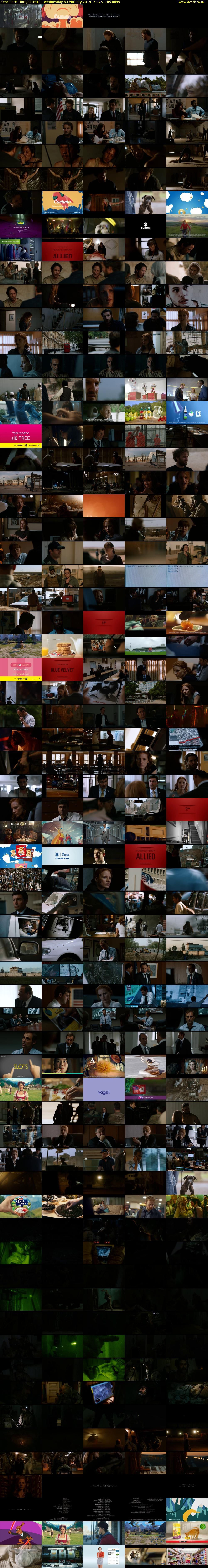 Zero Dark Thirty (Film4) Wednesday 6 February 2019 23:25 - 02:30