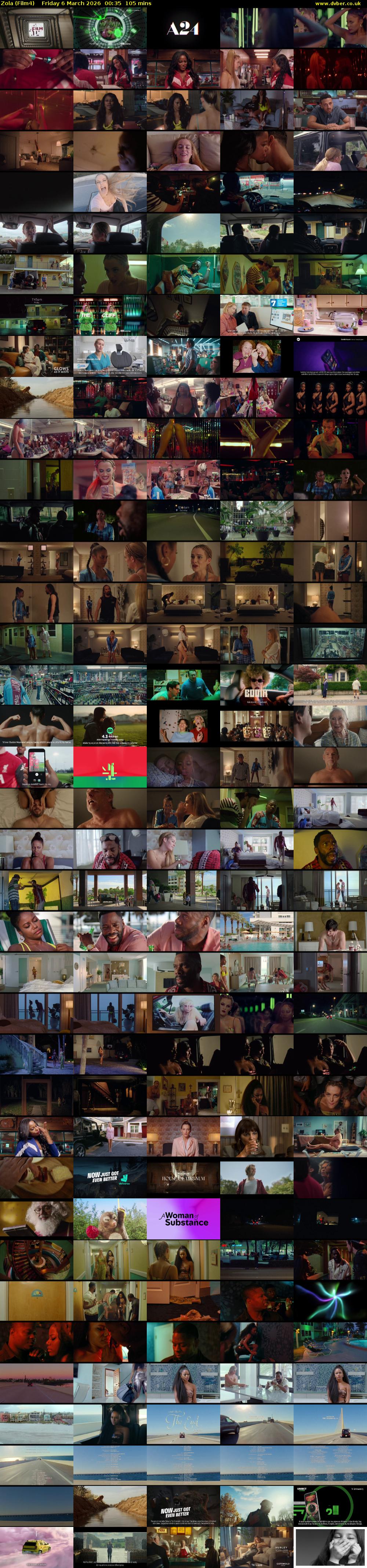 Zola (Film4) Friday 6 March 2026 00:35 - 02:20