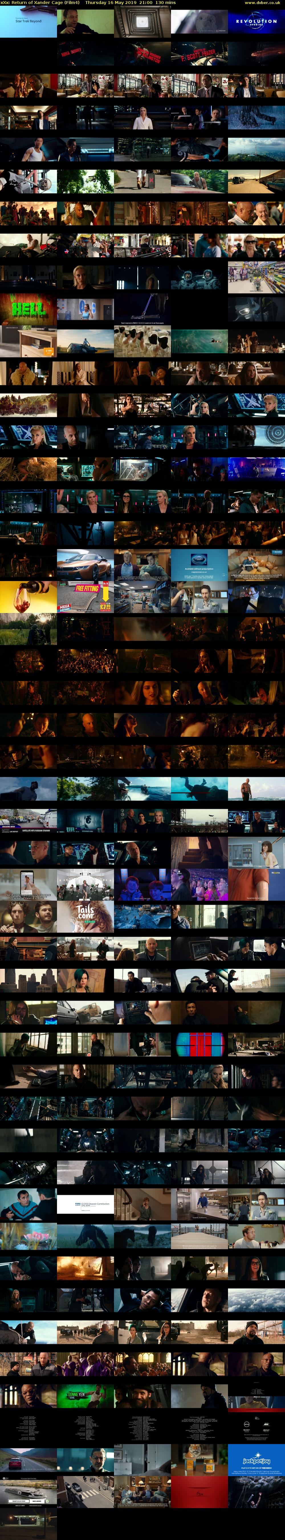xXx: Return of Xander Cage (Film4) Thursday 16 May 2019 21:00 - 23:10