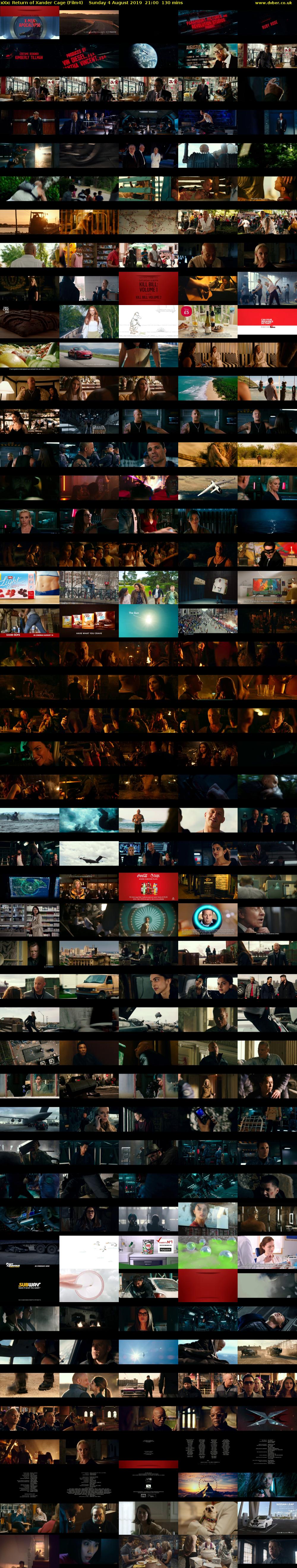 xXx: Return of Xander Cage (Film4) Sunday 4 August 2019 21:00 - 23:10