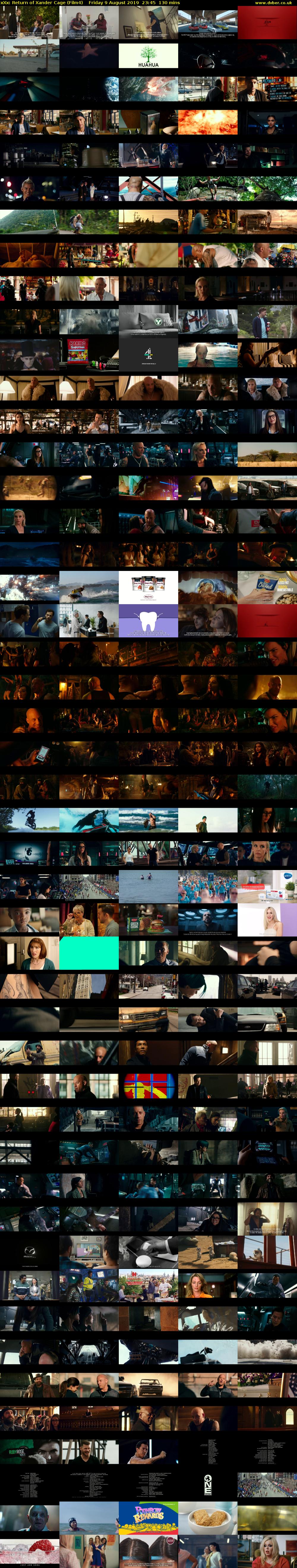xXx: Return of Xander Cage (Film4) Friday 9 August 2019 23:45 - 01:55